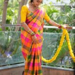 Vithika Sheru Instagram – This complete look is designed by my most fav @bhargavikunam ❤️ thank you sooo much akkaaa for always being part of my special events 🫶🏽 I love you the most.. 

Saree – @bhargavikunam 
Pc – @teamartviewworks