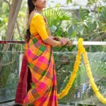 Vithika Sheru Instagram - This complete look is designed by my most fav @bhargavikunam ❤️ thank you sooo much akkaaa for always being part of my special events 🫶🏽 I love you the most.. Saree - @bhargavikunam Pc - @teamartviewworks