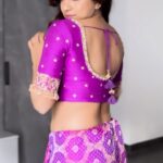 Vithika Sheru Instagram - From Pleats To Perfection The Mesmerizing Journey Of Saree Draping Unfolds 💜 @house_of_aakriti @alluringaccessories.a2 VC - @abhinaya_bellapu Thank You Abbiluuu