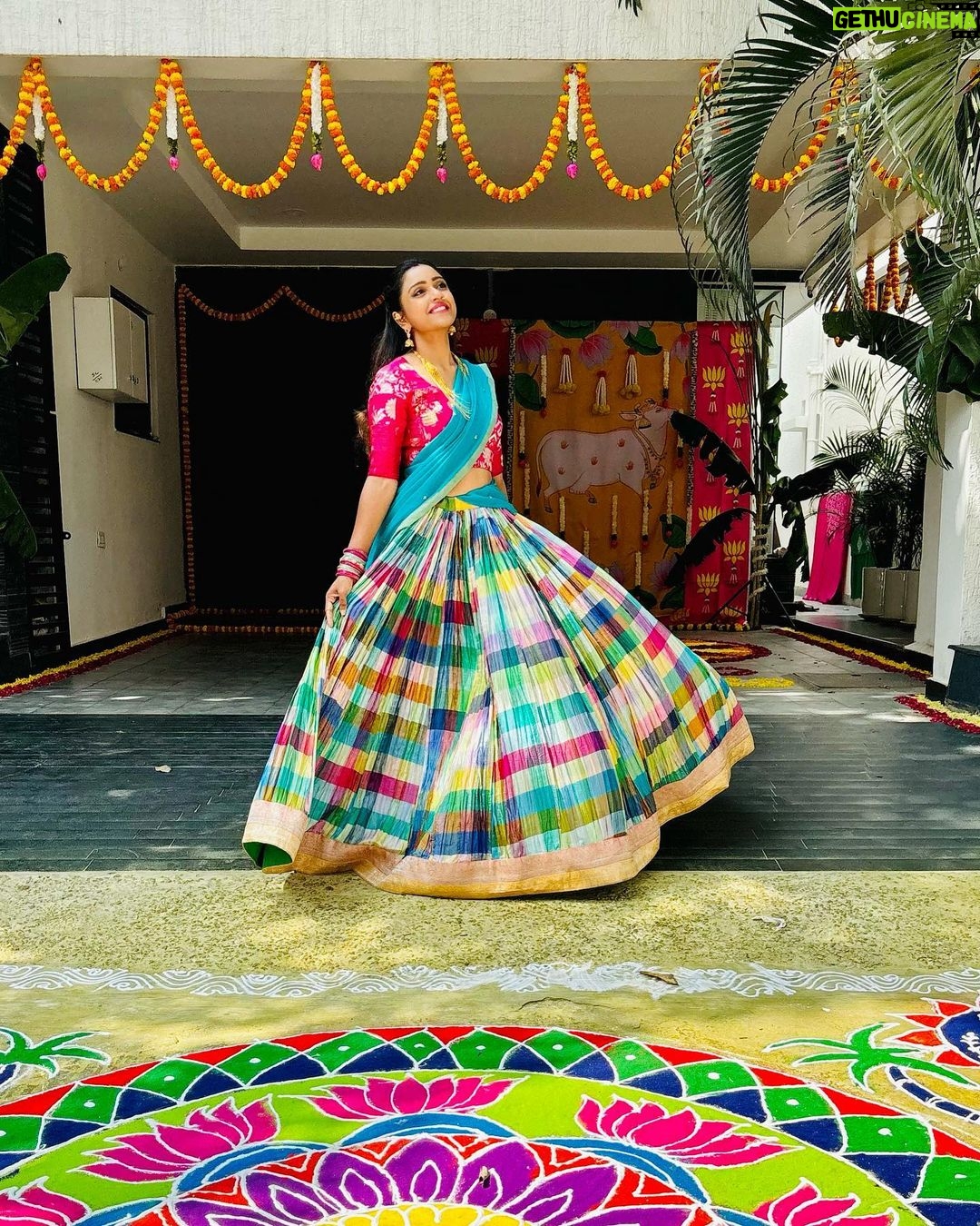 Vithika Sheru Instagram - Just Felt Like A Peacock 🦚 @bhargavikunam