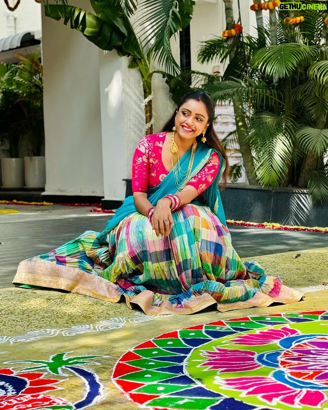 Vithika Sheru Instagram - Just Felt Like A Peacock 🦚 @bhargavikunam