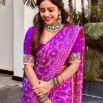Vithika Sheru Instagram - May All The Evil Get Burnt Let The Devine Lighten Up. Happy Bhogi ❤️ . Saree - @house_of_aakriti Jewellery- @alluringaccessories.a2