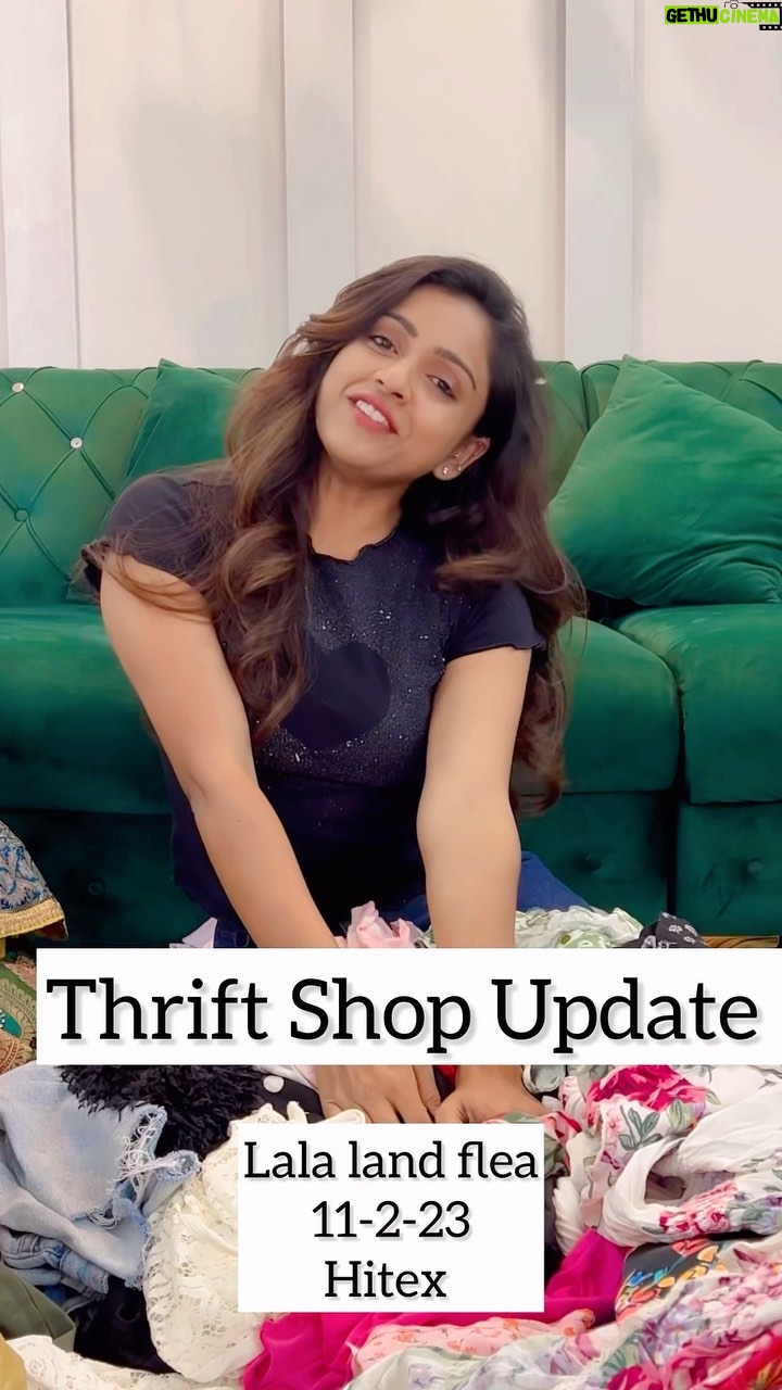 Vithika Sheru Instagram - Putting across my most favourite preloved outfits in my thrift stall. @lalalandflea Can’t Wait To See You Guys ❤️🫶🏽 Link in bio