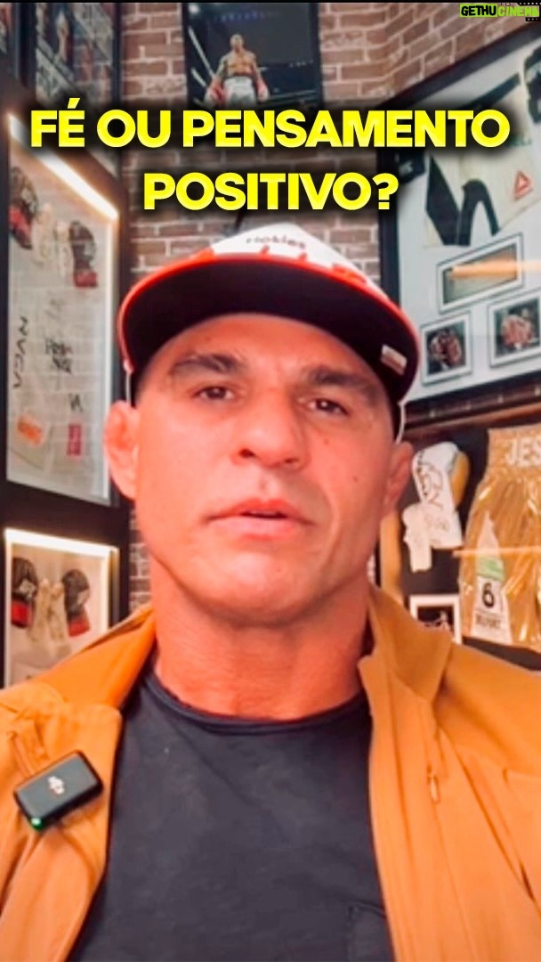 Vitor Belfort Instagram - Fé ou pensamento positivo? Qual a diferença dos dois? Pensamento positivo é desenvolvido por você ! É você quem estimula através da mentalidade! Através do esforço. Já a fé é algo divino, é um dom de Deus dado aos homens, através da sua graça e misericórdia. Você precisa dos dois para ser um homem vitorioso! Se você não tem a fé, peça a Ele que Ele te concederá de graça. “Porque pela graça sois salvos, por meio da fé; e isso não vem de vós; é dom de Deus. Não vem das obras, para que ninguém se glorie.” Efésios 2:8-9 #fé #jesus #motivacao #força #garra #Deus #God #forhim