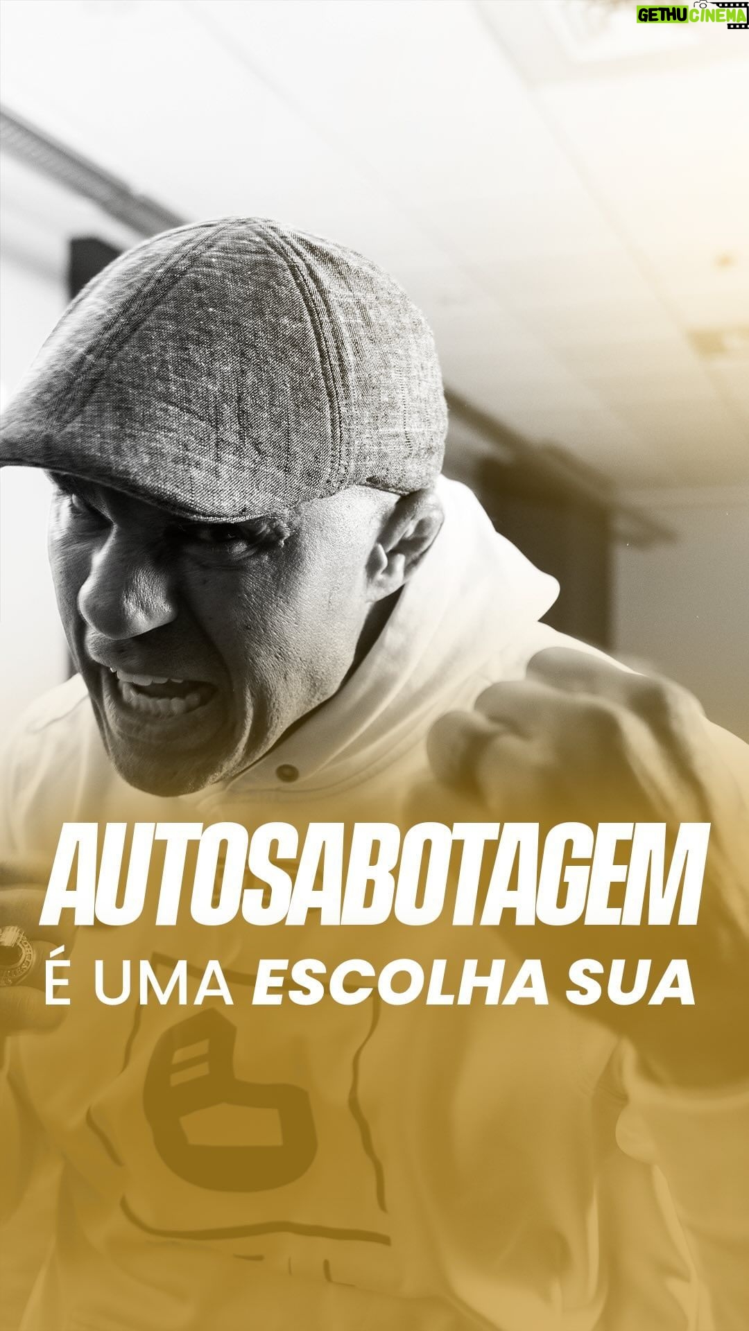 Vitor Belfort Instagram - Autossabotagem é agir contra si mesmo.É ceder às suas vontades, aos seus desejos, e deixar de fazer o que precisa ser feito. Quantas oportunidades você já perdeu por causa dela? Oportunidade de ser um profissional melhor, um marido melhor, um pai melhor. Até quando você vai atender aos desejos da sua carne? // Self-sabotage is acting against yourself. It is giving in to your wishes, your desires, and failing to do what needs to be done. How many opportunities have you missed because of it? Opportunity to be a better professional, a better husband, a better father. How long will you fulfill the desires of your flesh? #champion #life #motivational #ufc #mma #fight #belfortclub