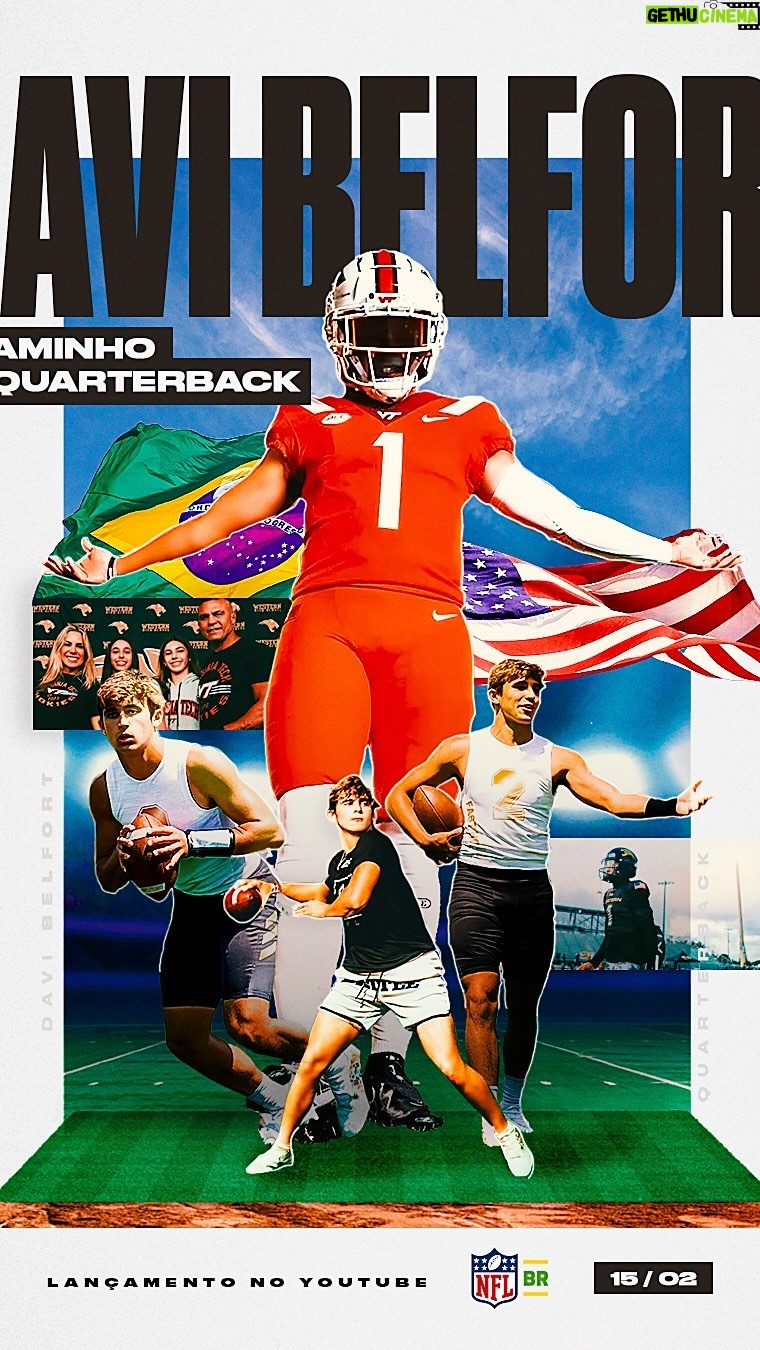 Vitor Belfort Instagram - "O Caminho do Quarterback" Web série da @nflbrasil @nfl — mostrando um pouco dos bastidores do meu filho Davi em seu último ano no ensino médio. — O primeiro episódio será exibido hoje no NFL in Brasa, e estreará no YouTube na quinta-feira, 15 de fevereiro. Vocês vão entender que essa posição é a mais complexa e difícil. Não há categoria de peso, e vocês vão descobrir que o Quarterback pode ser atacado por mais de uma pessoa, incapaz de olhar e se proteger do ataque enquanto mantém o foco nos jogadores abertos. Não percam a oportunidade de assistir. A produção teve acesso exclusivo à vida de Davi na escola, nos bastidores e em sua intimidade. "The Path of the Quarterback" Web series by NFL Brazil @nfl @nflbrasil showcasing a glimpse into the behind-the-scenes of my son Davi's senior year in high school. The first episode will be aired today on NFL in Brasa, and it will premiere on YouTube on Thursday, February 15th. You will understand that this position is the most complex and challenging. There is no weight category, and you will discover that the Quarterback can be attacked by more than one person, unable to look and protect himself while maintaining focus on his open players. Don't miss the opportunity to watch it. The production had exclusive access to Davi's life at school, behind the scenes, and in his personal life.