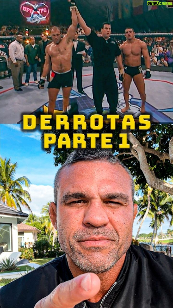 Vitor Belfort Instagram - Vou lançar uma pequena série sobre “As minhas Derrotas” e vou comentar o que passou pré, durante e pós luta, os motivos que contribuíram e aplicar na nossa vida diária lições importantes. Hoje é o 1• capítulo e falarei da minha luta contra esse excelente lutador @xcnatch Randy Couture Forte abraço #xcnatch #derrotas #figth #ufc #motivation #thephenom #deus #jesuschrist