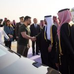 Volodymyr Zelenskyy Instagram - Прибув до Саудівської Аравії, щоб продовжити наш регулярний діалог із Його Високістю Спадкоємним принцом Мухаммадом бін Салманом аль Саудом. Тема номер один – Формула миру. Торік у Джидді ми провели результативну зустріч на рівні радників щодо її реалізації. Зараз упритул наблизилися до проведення першого Саміту миру й розраховуємо на продовження активної підтримки з боку Саудівської Аравії. Тема номер два – повернення полонених і депортованих осіб. Лідерство Саудівської Аравії вже сприяло звільненню наших людей. Впевнений, що й ця зустріч принесе результати. Ми також обговоримо перспективні напрями економічної співпраці та участь Саудівської Аравії у відбудові України. —— I have arrived in Saudi Arabia to continue our regular dialogue with His Royal Highness Crown Prince Mohammed bin Salman. The first topic is the Peace Formula. Last year in Jeddah, we held an effective advisors’ meeting to discuss its implementation. We are now nearing the first Peace Summit and rely on Saudi Arabia’s ongoing active support. The second topic is the return of POWs and deportees. The Kingdom’s leadership has already contributed to the release of our people. I am confident that this meeting will also yield results. We will also discuss promising areas of economic cooperation and Saudi Arabia’s involvement in Ukraine’s reconstruction.