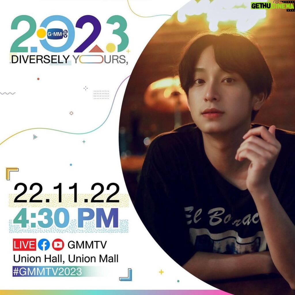 Wachirawit Ruangwiwat Instagram - GMMTV 2023 DIVERSELY YOURS, . COME JOIN US 22.11.22 | 4:30 PM Watch the live streaming globally together on GMMTV Facebook and YouTube. #GMMTV2023