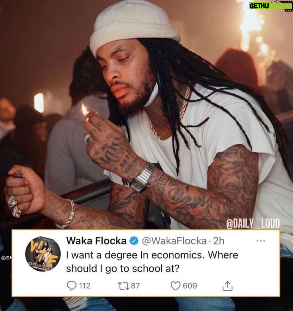 Waka Flocka Flame Instagram - A i posted this before and still looking please tell where …. or if a school can dm me that a be a blessing 🙏🏾