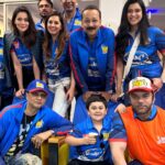 Waluscha De Sousa Instagram - Day 2 at @cclt20 with team @mumbaiheroesofficial 🏏 @sohailkhanofficial @abdu_rozik @jordy_patel @babasiddiqueofficial @memannara @nadz.nadz @ashkaurc @anoopmamtani Sharjah Cricket Stadium