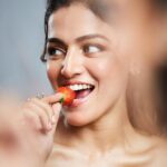 Wamiqa Gabbi Instagram - Last night was yummy 🍓 Thank you Universe for everything ✨ . Styled by - @mohitrai with @tarangagarwalofficial @teammrstyles Assisted by - @chahat_styles Outfit - @worldofasra Heels - @sana.k.official Photography - @tridevsudevan Hair - @reshammordani Makeup - @forum.gotecha