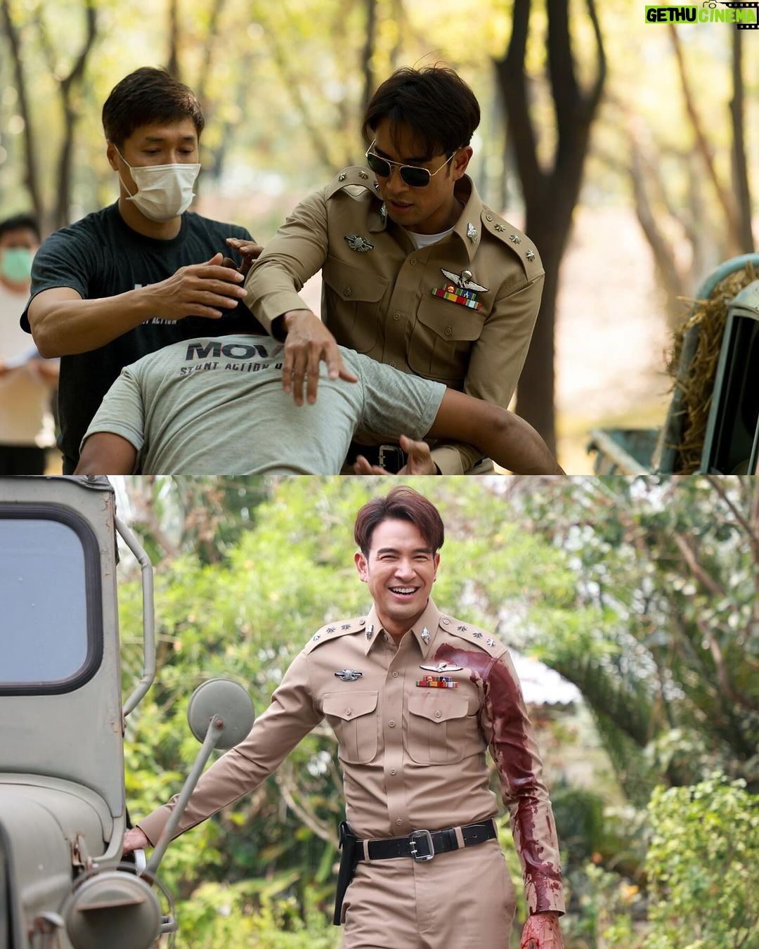 Warintorn Panhakarn Instagram - เบื้องหลังวันนั้น ให้ได้ดูในวันนี้ 😁 #มือปราบมหาอุตม์ep2