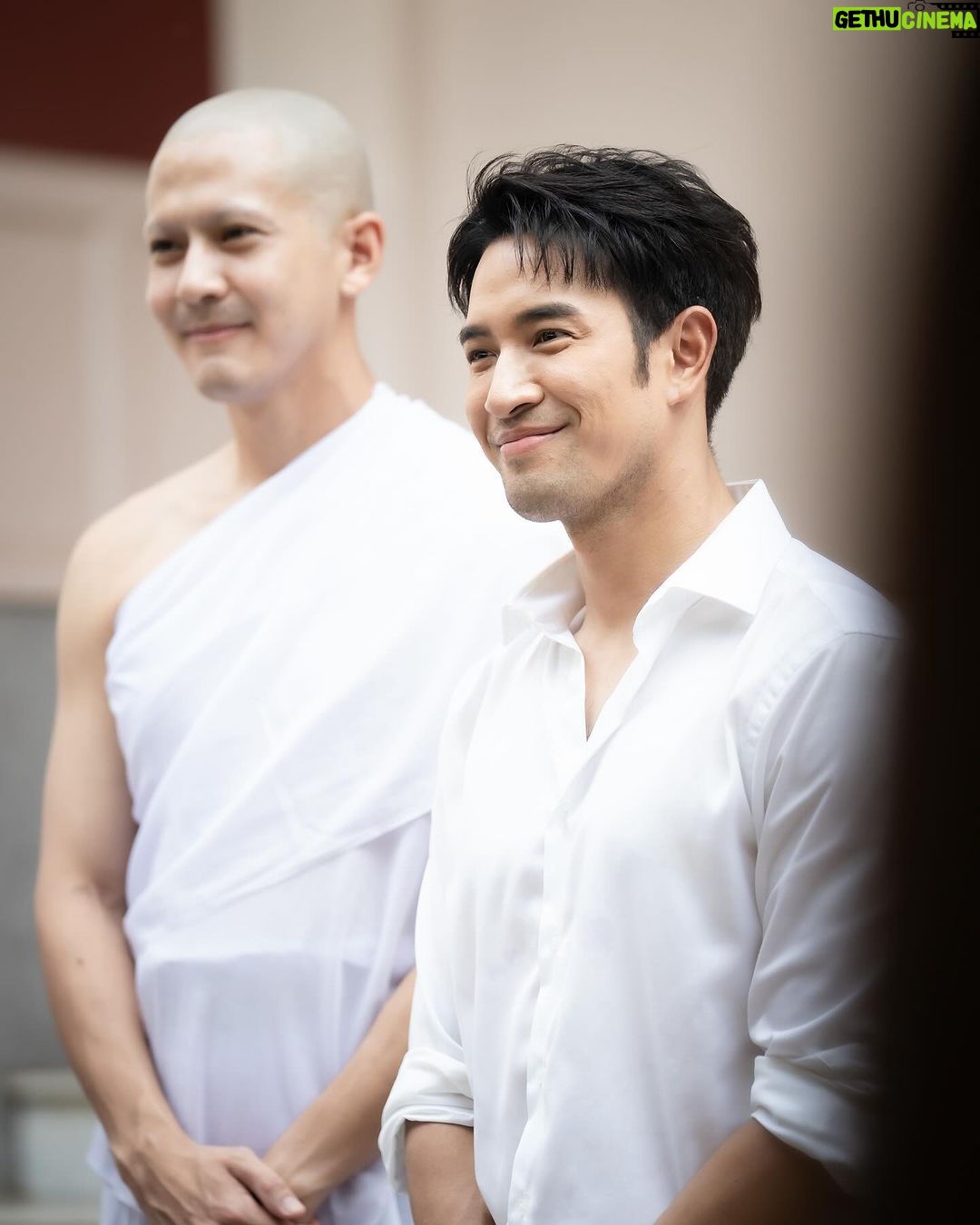 Warintorn Panhakarn Instagram - งานบวชดึกๆคงไม่เป็นไร 🤗 อนุโมทนากับเต้ยครับ ดีใจที่ได้พาไปบวชนะครับ 😌🙏🏼