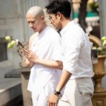 Warintorn Panhakarn Instagram – งานบวชดึกๆคงไม่เป็นไร 🤗 อนุโมทนากับเต้ยครับ ดีใจที่ได้พาไปบวชนะครับ 😌🙏🏼