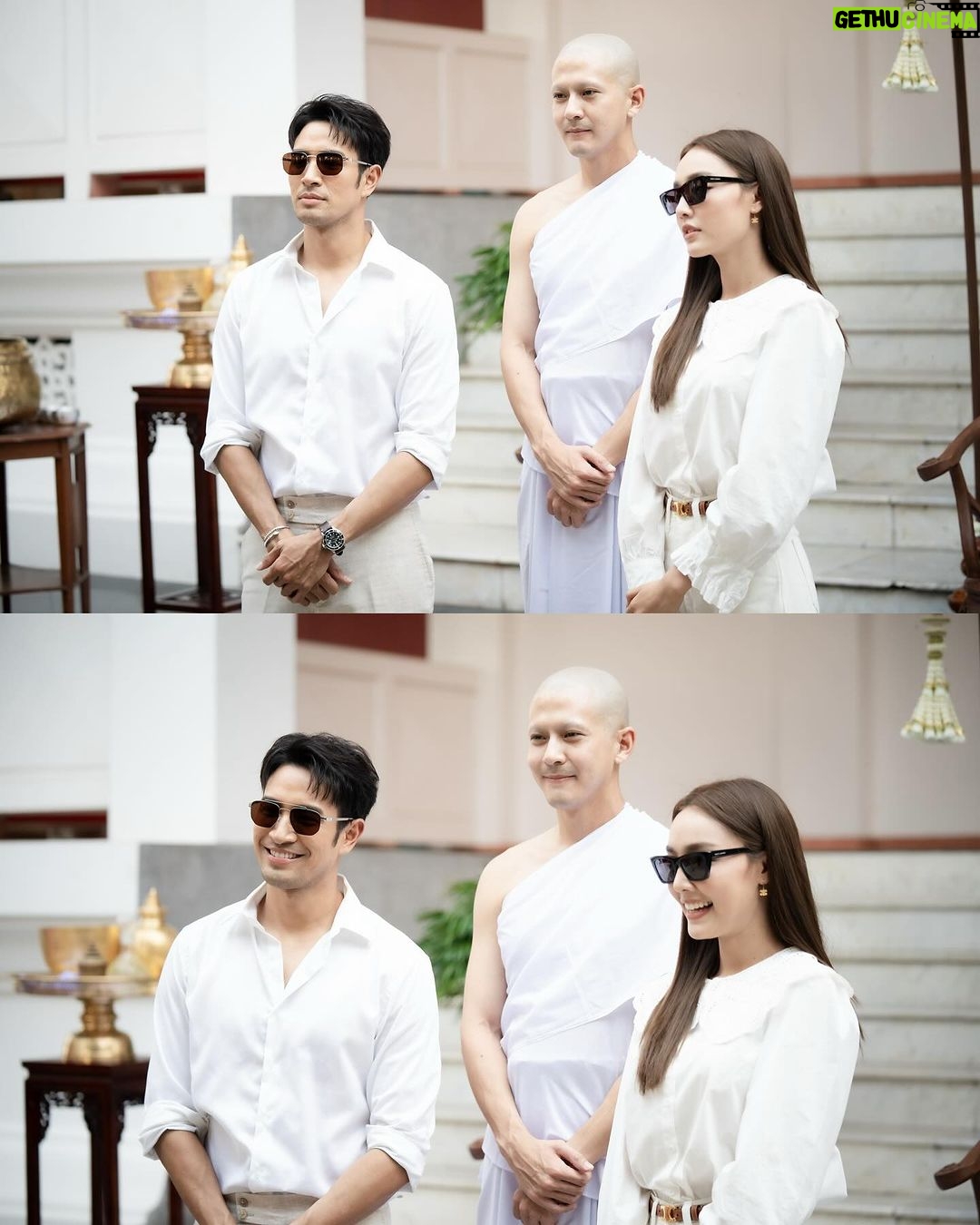 Warintorn Panhakarn Instagram - งานบวชดึกๆคงไม่เป็นไร 🤗 อนุโมทนากับเต้ยครับ ดีใจที่ได้พาไปบวชนะครับ 😌🙏🏼