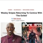 Wesley Snipes Instagram - Let’s talk “The Exiled”… Visit @deadline to read article or check out my story now for link. #TheExiled #Deadline #daywalkerklique #comics