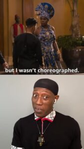 Wesley Snipes Instagram - Did you know I wasn’t choreographed in my dance scenes? 😂 #BehindTheScenes “Coming 2 America” 👑streaming NOW on Amazon Prime! @amazonprimevideo @zamundaroyals #comingtoamerica2 #coming2america #izzidoesit #zamunda #zamundaroyals #watchparty #daywalkerklique #dionnewarwick #tiwasavage #eddiemurphy #teyanataylor #arseniohall #shariheadley #johnamos #jamesearljones #jermainefowler #wesleysnipes #kikilayne #tracymorgan #lesliejones #garcellebeauvais