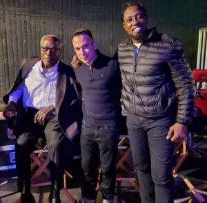 Wesley Snipes Instagram - How do I put into words the admiration and respect I have for @officialjohnamos? 🙏🏿 I am so deeply honored to have worked with you. 

Photo Credit: @paulyfilms00 

👑”Coming 2 America” is OUT NOW on Amazon Prime! #Coming2America

@amazonprimevideo @ZamundaRoyals 
#zamundaroyals #coming2america2 #comingtoamerica2 #eddiemurphy #wesleysnipes #generalizzi #izzidoesit #princeakeem #daywalkerklique #amazonprime #whoseauntieisthis #johnamos