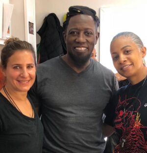 Wesley Snipes Instagram - #Coming2America behind the scenes magic made by @staceykutzlive 🙌🏿👑 

Thank you for keeping General Izzi FRESH👑😎

Makeup by: @makeupbyvera7 

“Coming 2 America” streaming now on Amazon Prime! 

@amazonprimevideo @zamundaroyals 

#coming2america #hairtransformation #royalhair #zamundaroyals #zamunda #blackhairstyles #wesleysnipes #daywalkerklique #behindthesceneshair #generalizzi #izzidoesit