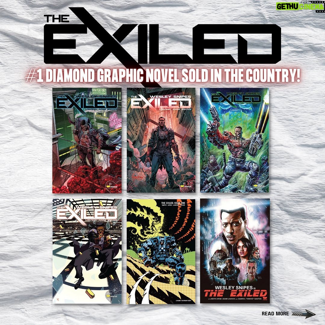 Wesley Snipes Instagram - Wow! 🙌🏿check out these stats! To find a shop near you click the link in my bio or visit: comicshoplocator.com #DaywalkerKlique #theexiled #indiecomics #comicart #kickstarter #rebels #graphicnovel