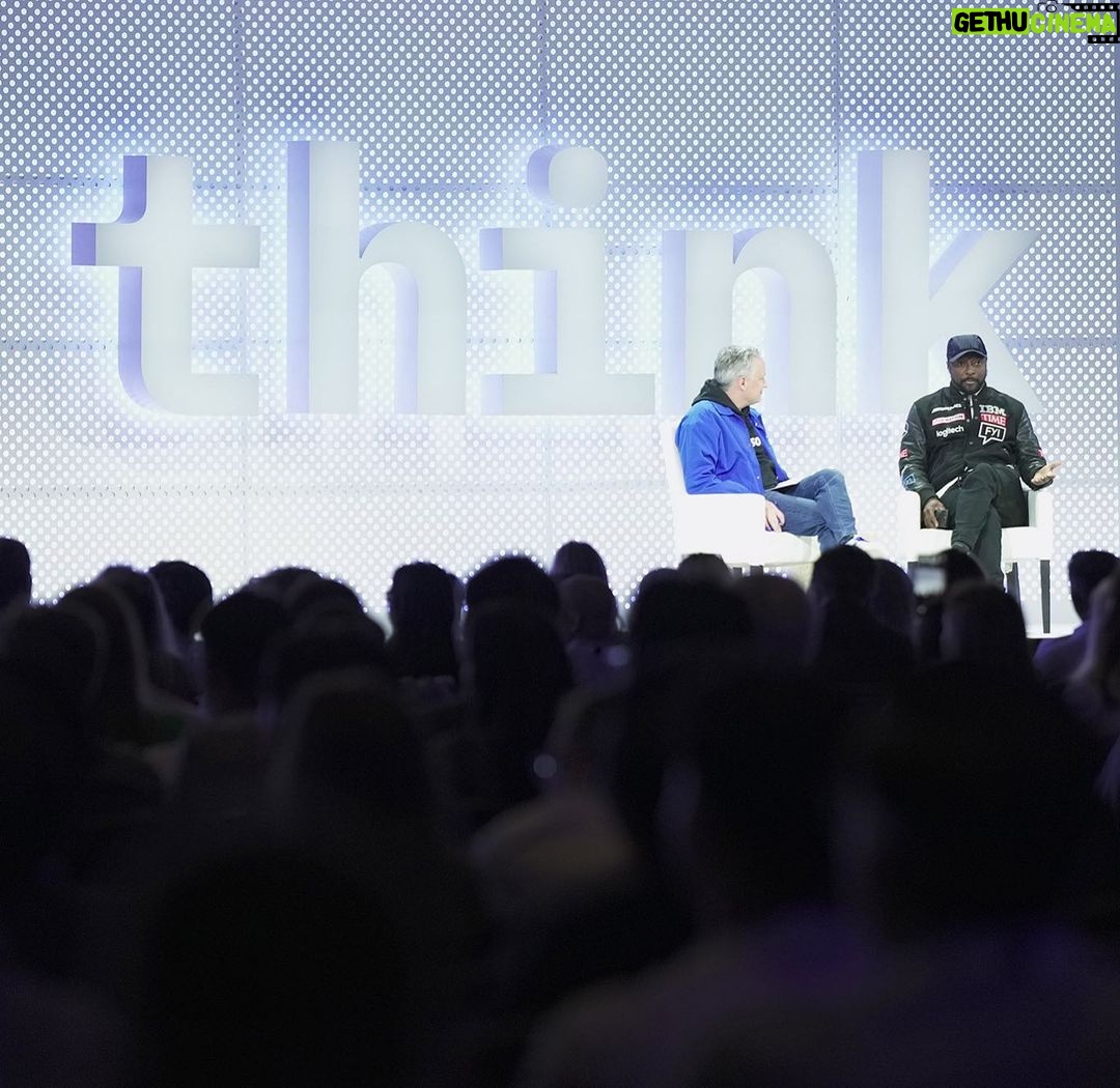 Will.i.am Instagram - 📱 Tech entrepreneur 🌟 Cultural innovator 🤲 Dedicated philanthropist @iamwill brought @FYI.ai to #Think2023 to discuss his latest endeavor. Who’s ready to experience the platform known as the ultimate productivity tool? 🙋🏾