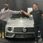 Will.i.am Instagram – Building this car with @ryan & @westcoastcustoms was a dream come true…learning how to lay carbon fiber was the best experience…helping the team and form parts was the best creative experience I’ve ever been apart of…and showing the finish results to @gorden.wagener was an honor…

Thank you @gorden.wagener for coming to my facility to #BEARwitness to our love and passion…

#innovationFORpurpose #will4amg