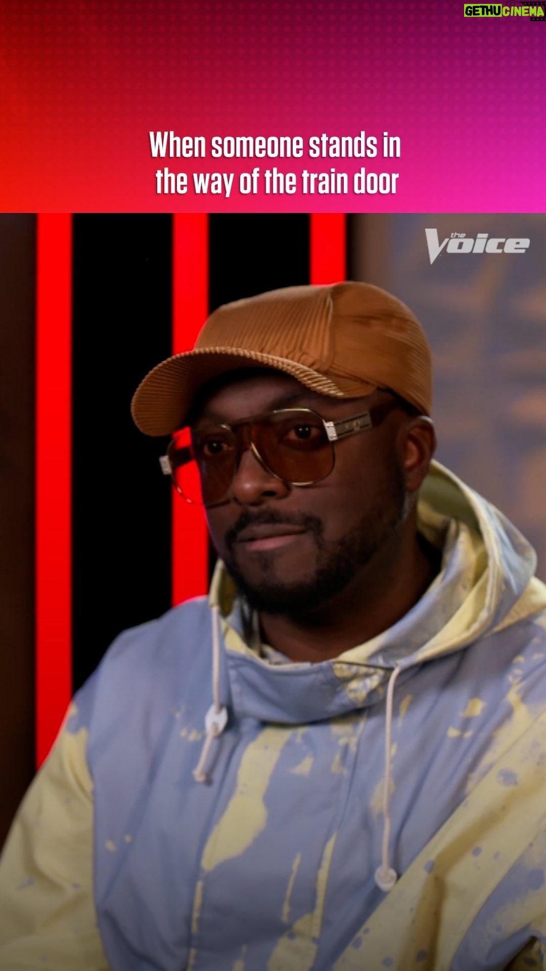 Will.i.am Instagram - But instead we do that awkward smile and shuffle 🫠#TheVoiceUK