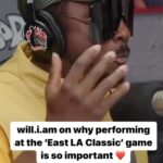 Will.i.am Instagram - @iamwill’s dream was to perform at the #EastLAClassic2022 game‼️🏈🏟 Ready for tomorrow? 😄💥 Big Boy's Neighborhood