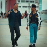 Will Smith Instagram - @jonbatiste came to see Me & @martinlawrence on our last day of shooting @badboys. I don’t remember what I was talkin’ about but there was a whole lotta Hand-Talkin’ goin’ on! 📷 @jas Miami, Florida