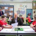 William, Prince of Wales Instagram - Great to be in Wrexham today First up, seeing the work of All Saints School, running their own brilliant Eisteddfodau. Before marking the 90th anniversary year of the Gresford mining disaster with a visit to the poignant memorial Braf bod yn Wrecsam heddiw. Yn gyntaf oll, awn i weld y gwaith mae Ysgol yr Holl Saint wedi bod yn ei wneud i gynnal eu heisteddfodau gwych eu hunain. Yna, byddwn yn nodi 90 mlynedd ers Trychineb Pwll Glo Gresffordd drwy ymweld â’r gofeb.
