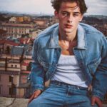 William Franklyn-Miller Instagram - CLOSE SHAVE X @iconmagazine Roma, Italia / Rome, Italy
