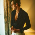 William Franklyn-Miller Instagram - Love from Rome, wearing @ysl for @iconmagazine Xx @guyaroch @annapalma @chaptermgmt
