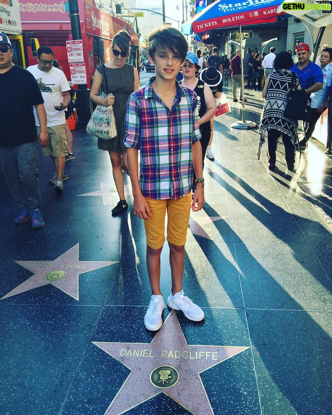 William Franklyn-Miller Instagram - Just had an audition @bettymaecasting now hitting the walk of stars.....🌟🌟🌟🌟 #Hollywood #walkofstars #audition #LA