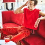 William Franklyn-Miller Instagram - In red Rome