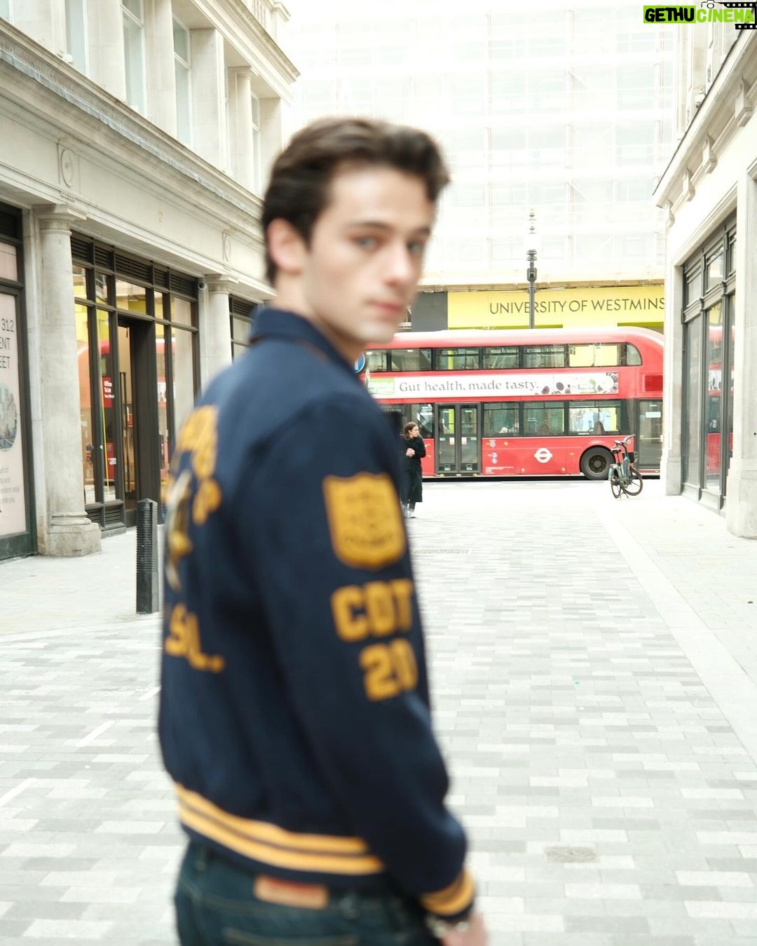 William Franklyn-Miller Instagram - In love with my new jacket @poloralphlauren Xx @joshbeech 📸