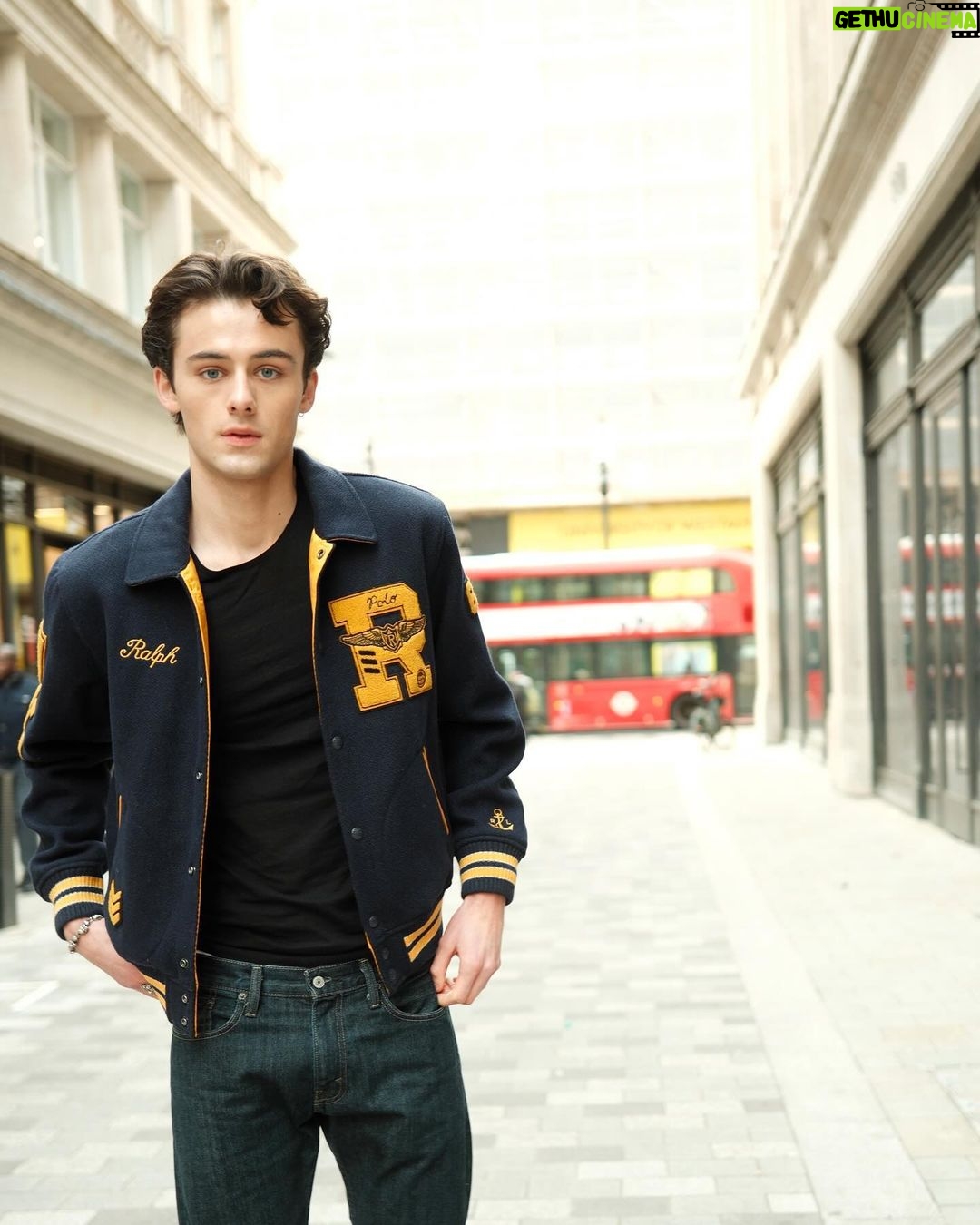 William Franklyn-Miller Instagram - In love with my new jacket @poloralphlauren Xx @joshbeech 📸