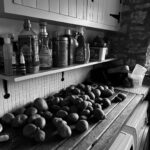 William Franklyn-Miller Instagram - Our home grown potatoes awaiting their Christmas Day demise.
