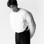 William Gao Instagram - GQ hype @britishgq #GQHype Interview: @nilnaux Photography: @ santidehita Styling: @angelomitakos Groomer: @kenny_makeup @publiceyecomms