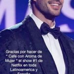William Levy Instagram - Solo puedo decirles millones de gracias por todo el cariño 🙏🏼 gracias por hacer de “ Cafe con Aroma de Mujer “ el show mas visto de #netflix en toda Latinoamérica y España. 🙏🏼🙏🏼🙏🏼🙏🏼 gracias de parte de todo el equipo, se lo agradecemos de corazón.