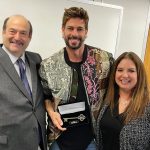 William Levy Instagram - Here is a picture of me receiving the Key to Broward County from Broward County Commissioner Senator Steve Geller and Broward County Administrator Monica Cepero.  I live in Broward, and regard it as a great honor to receive the Key to my County from two dedicated community servants.  I love Broward, and my County Commissioner District 5 #thankyou #browardcounty #blessed 🙏🏼 thank you Bina !!!