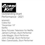 William Zabka Instagram - So proud of our team! What a ride #CobraKai #emmynoms #emmys2021 👊🏻🦅