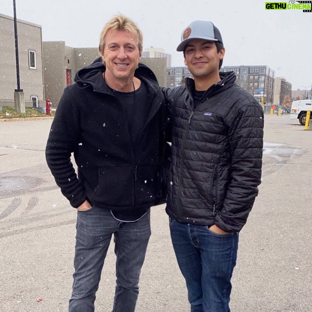 William Zabka Instagram - That’s a WRAP on production for #CobraKai Season 3! From the kickoff dinner 3 months ago to the finals days of filming ... Huge thanks to these guys and the entire cast, crew & stunt team for another incredible season! Can’t wait for fans to see & experience the next chapter of COBRA KAI 👊🏻