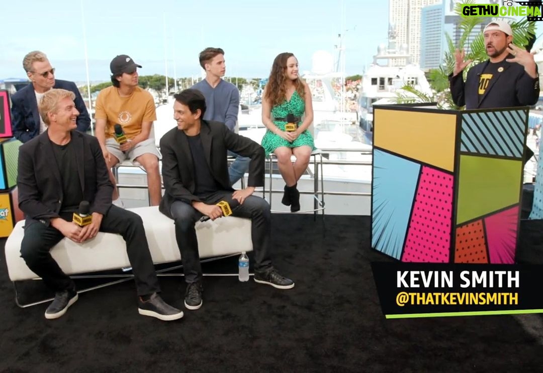 William Zabka Instagram - Thanks @thatkevinsmith & @imdb highlight of #sdcc2019 #CobraKai