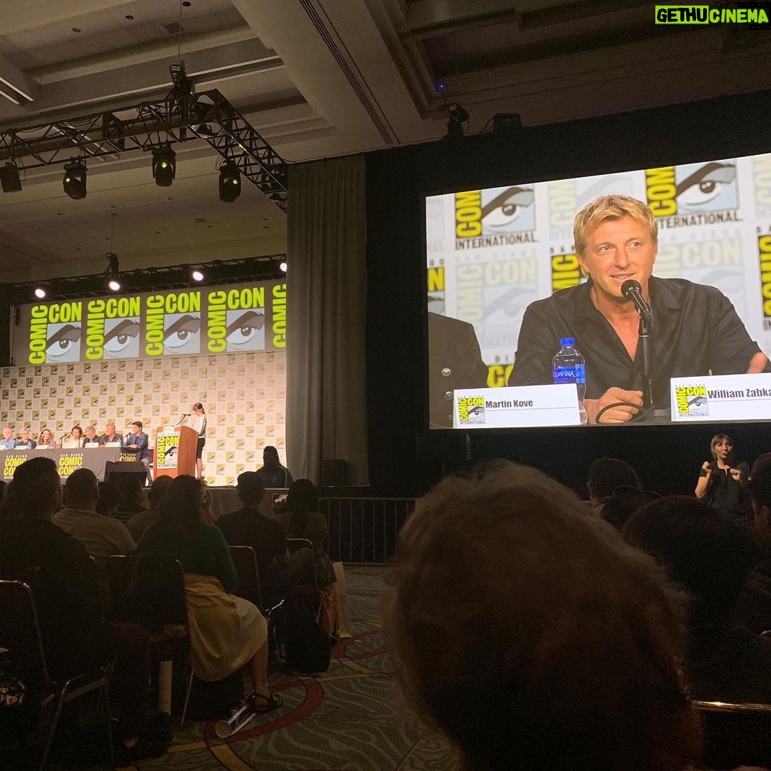 William Zabka Instagram - #CobraKai panel at San Diego Comic-Con #sdcc2019