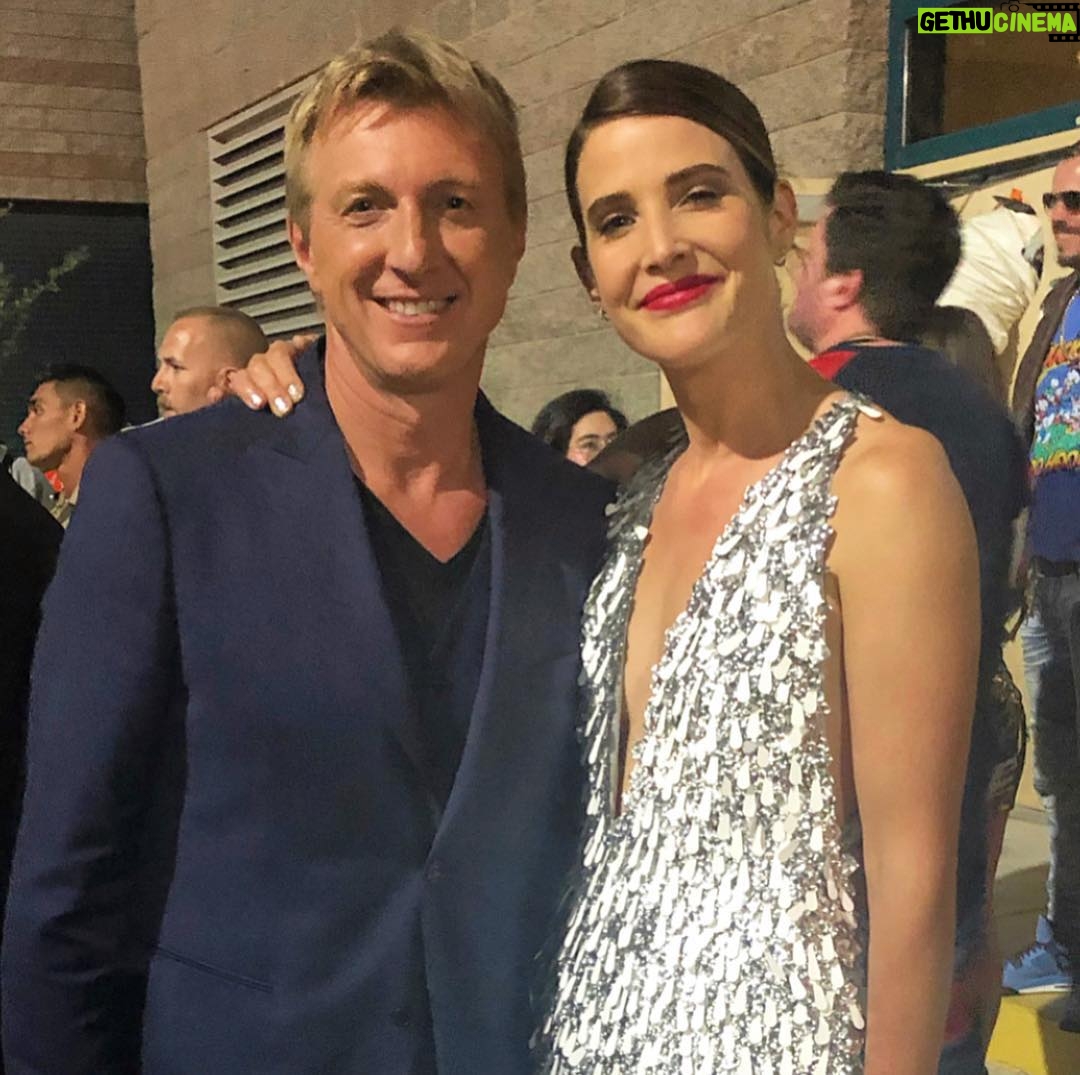 William Zabka Instagram - Backstage with @cobiesmulders so great to see you! #bbmas