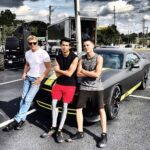 William Zabka Instagram - The day we met the new & improved #CobraKai Challenger — #BackInBlack @xolo_mariduena @thejacobbertrand