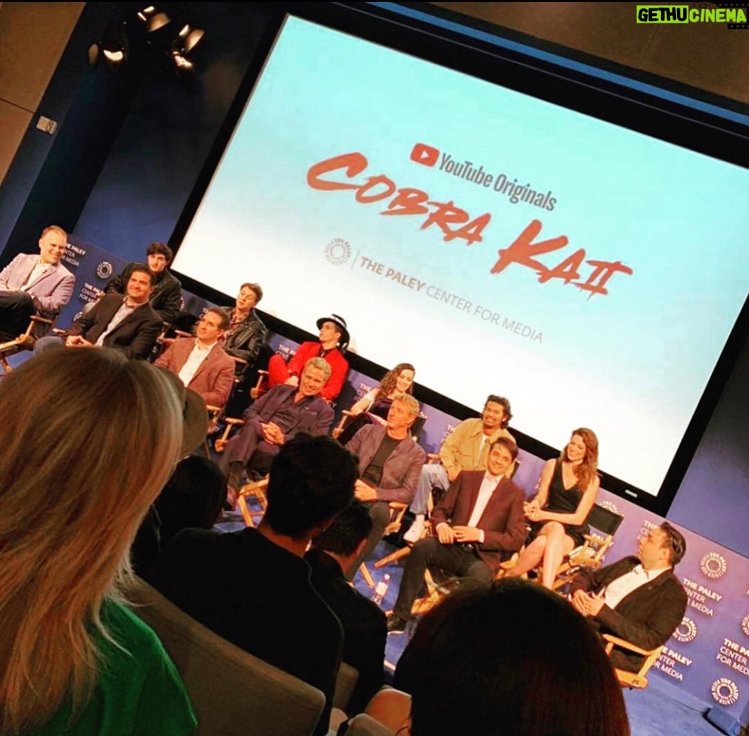 William Zabka Instagram - Last night at the Paley Center Premiere #CobraKai S2 — photo credit the awesome @julia_macchio