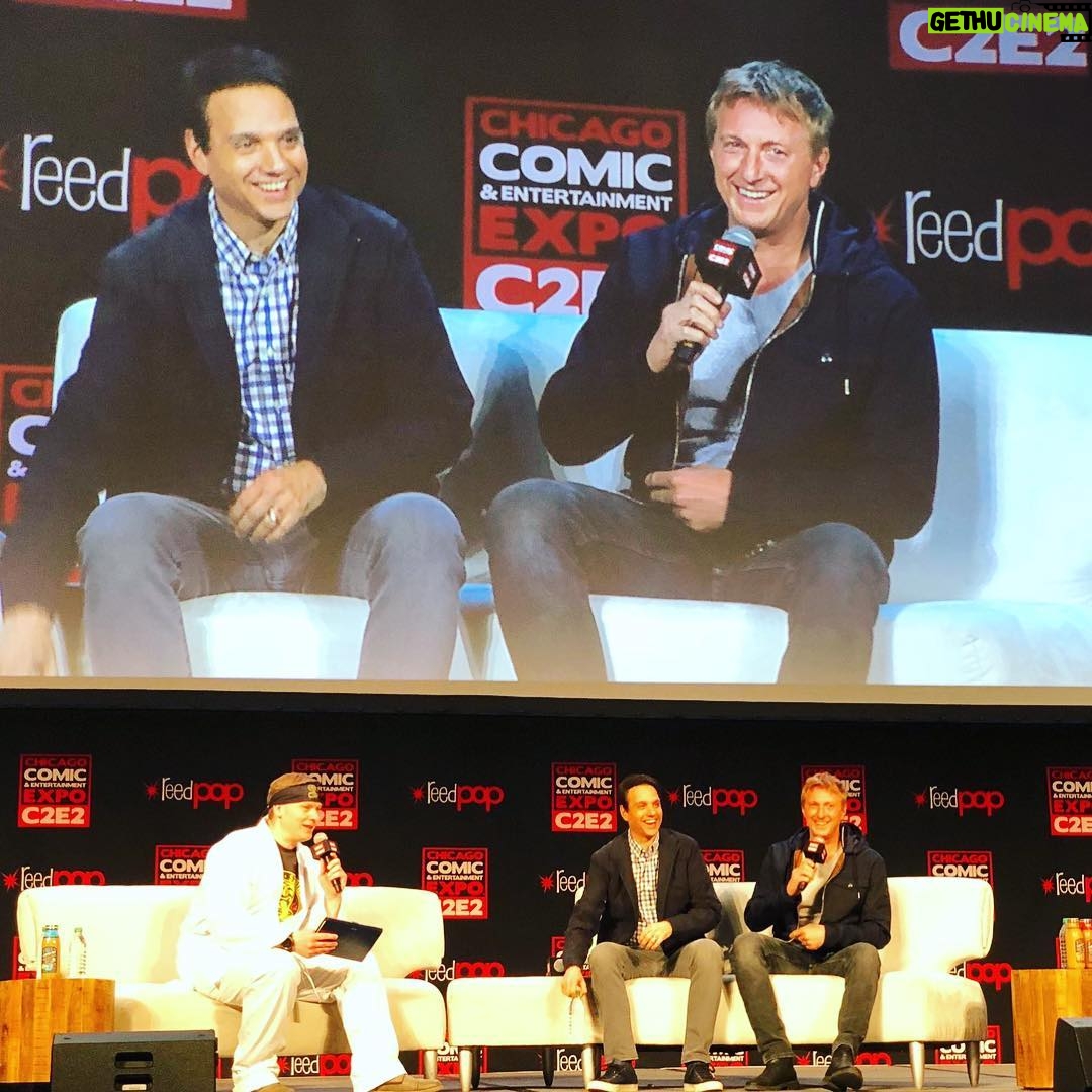 William Zabka Instagram - Thx Chicago & @c2e2 ! — and to all who came out 👊🏻