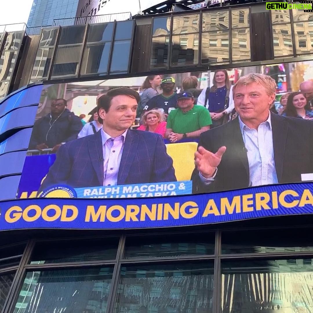 William Zabka Instagram - Kicked off CKS2 launch day on @goodmorningamerica — binge away #CobraKai